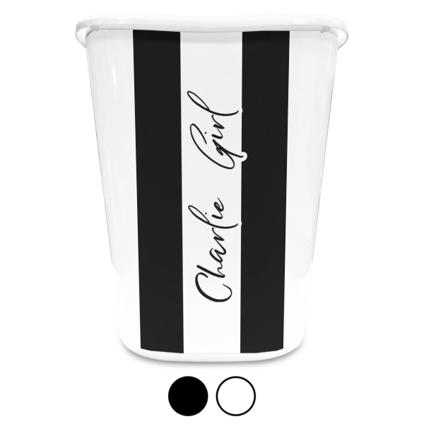 Custom Design - Waste Basket - Both Colors - Front