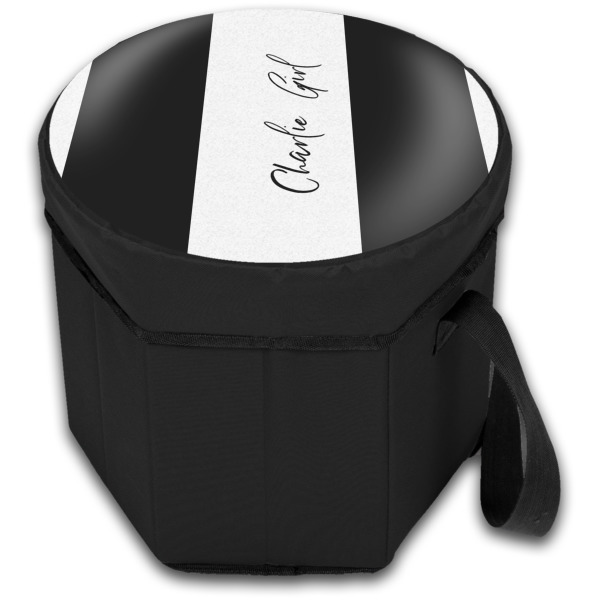 Custom Design - Collapsible Personalized Cooler & Seat (Closed)