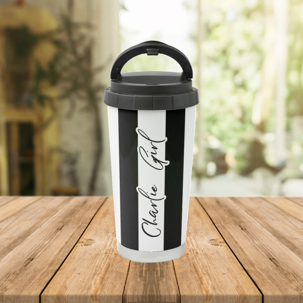 Custom Design - Stainless Steel Travel Cup - Lifestyle