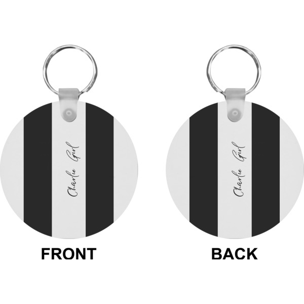 Custom Design - Circle Keychain (Front + Back)