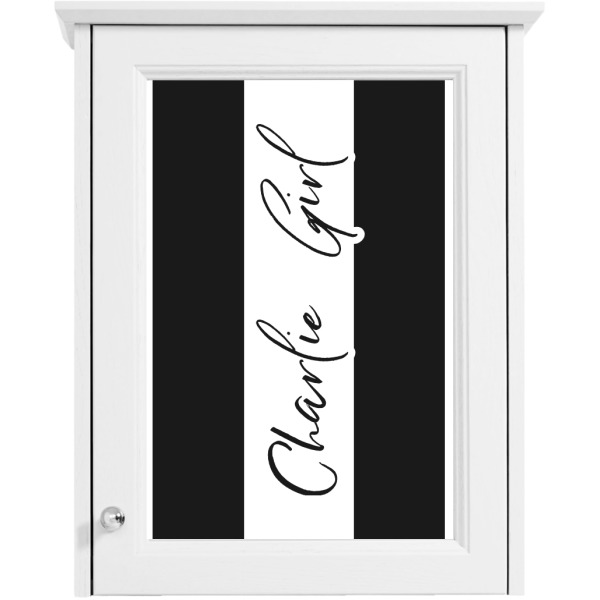 Custom Design - Single White Cabinet Decal