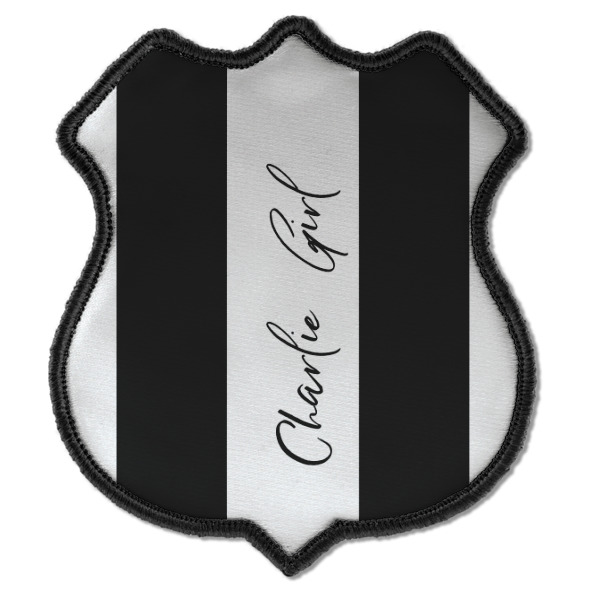 Custom Design - Iron On Patch - Shield - Style C - Front