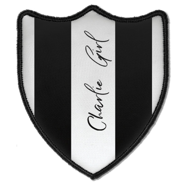 Custom Design - Iron On Patch - Shield - Style B - Front