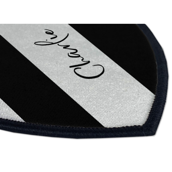 Custom Design - Iron On Patch - Shield - Style B - Closeup