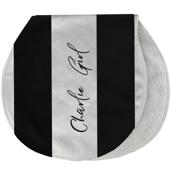 Custom Design - New Baby Burp Folded