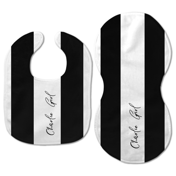 Custom Design - Baby Bib & Burp Set - Approval (new bib & burp)