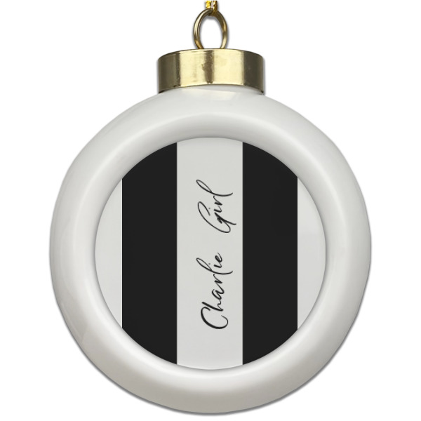 Custom Design Your Own Ceramic Ball Ornament