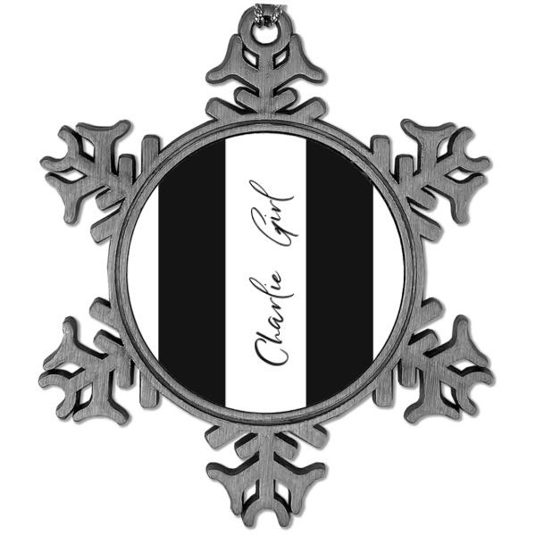 Custom Design Your Own Vintage Snowflake Ornament