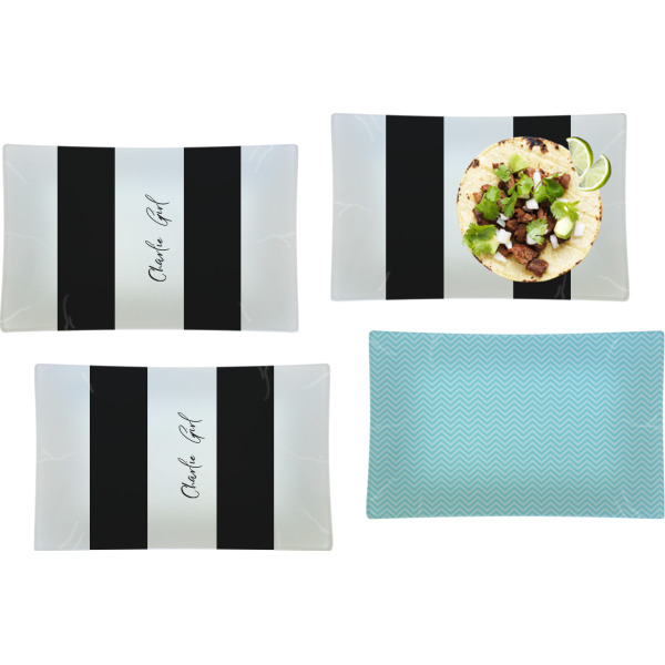Custom Design - Set of Rectangular Dinner Plates