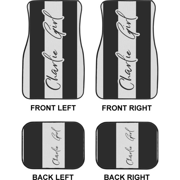 Custom Design - Car Floor Mats Set (2F + 2B)