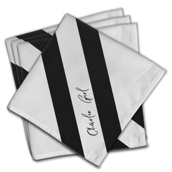 Custom Design - Cloth Napkins - Personalized Dinner (PARENT MAIN Set of 4)