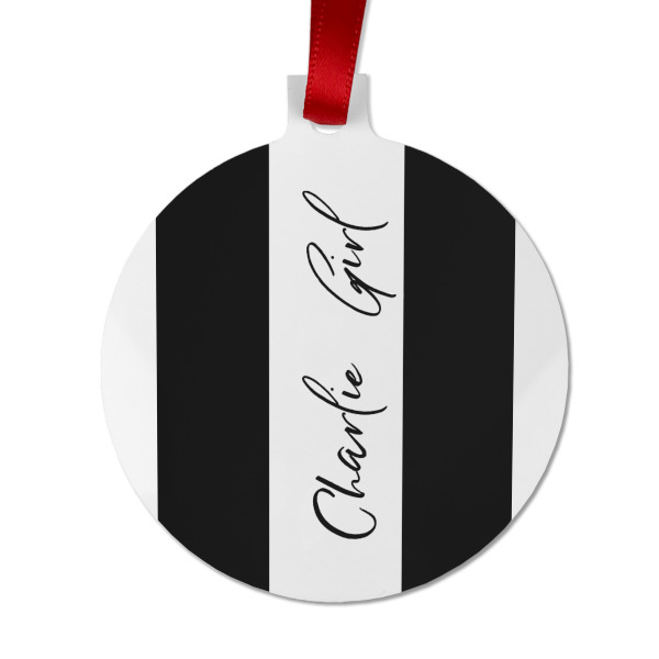 Custom Design - Metal Ball Ornament - Front