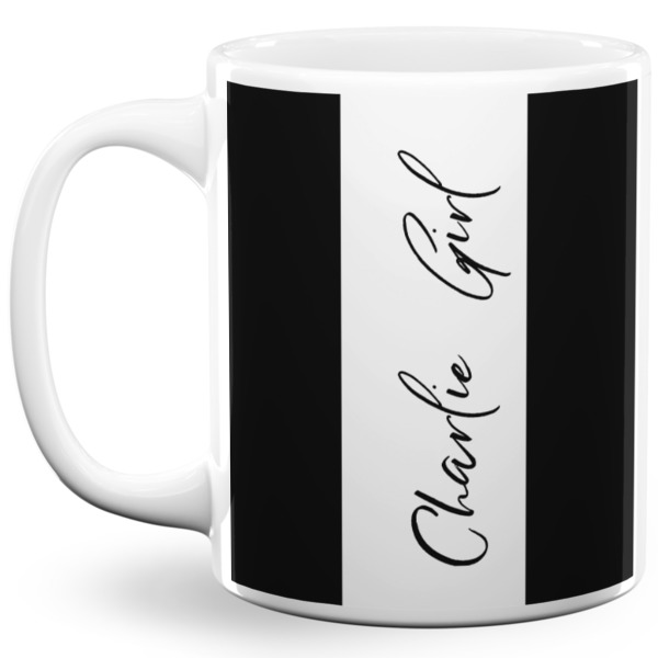 Custom Design Your Own 11 oz Coffee Mug - White