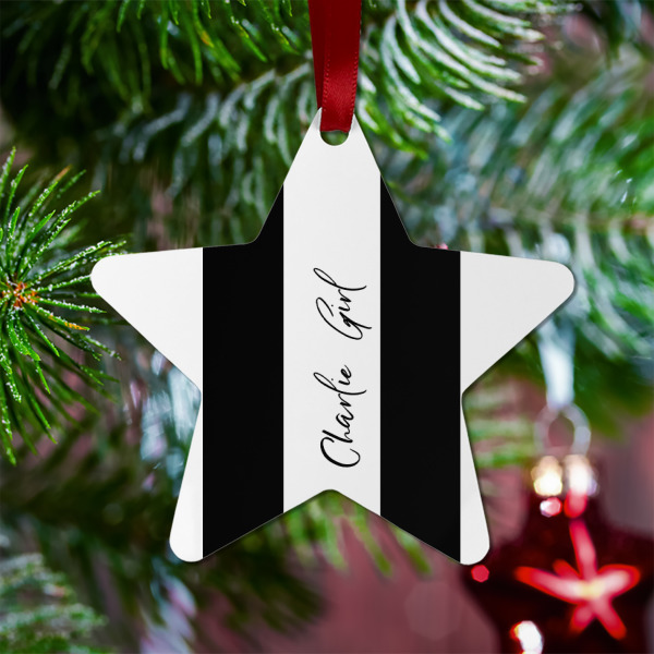 Custom Design - Metal Star Ornament - Lifestyle