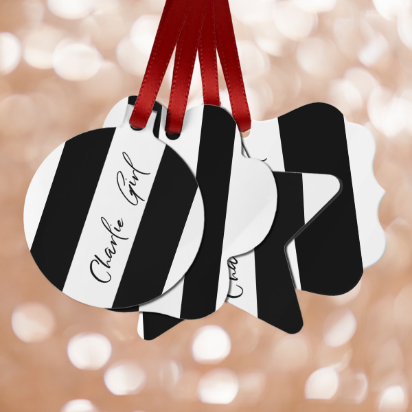 Custom Design Your Own Metal Ornaments - Double-Sided