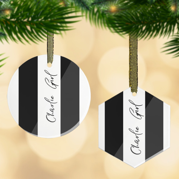 Custom Design Your Own Flat Glass Ornament