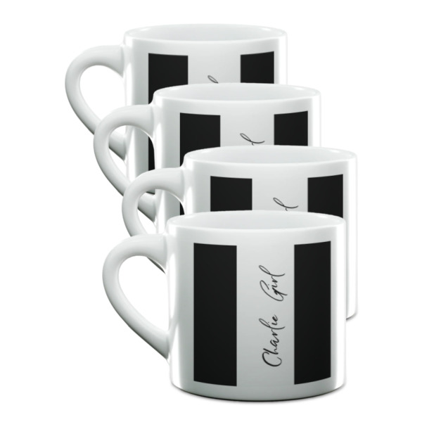 Custom Design Your Own Double Shot Espresso Cups - Set of 4