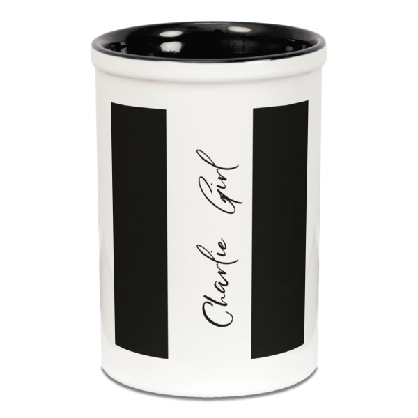 Custom Design - Pencil Holder - Black