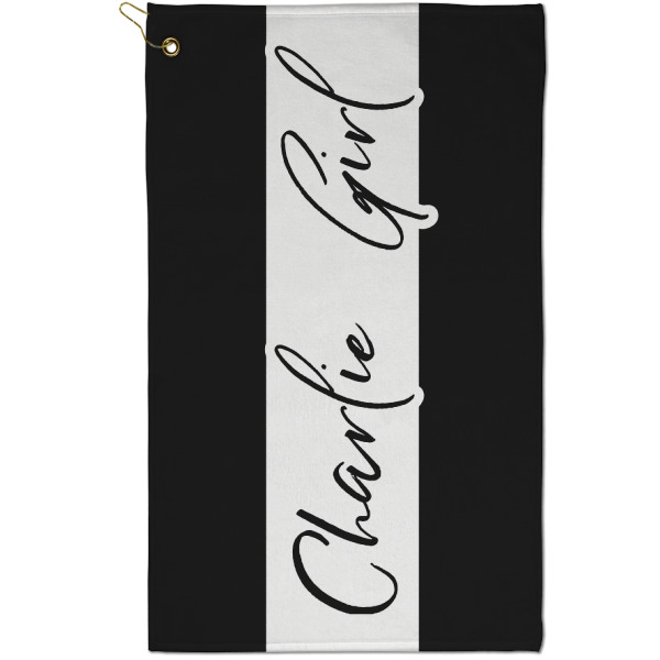 Custom Design Your Own Golf Towel - Poly-Cotton Blend - Small