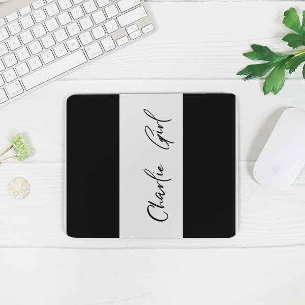 Custom Design - Rectangular Mouse Pad - LIFESTYLE 2