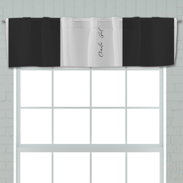 Custom Design - Valance - Closeup on window