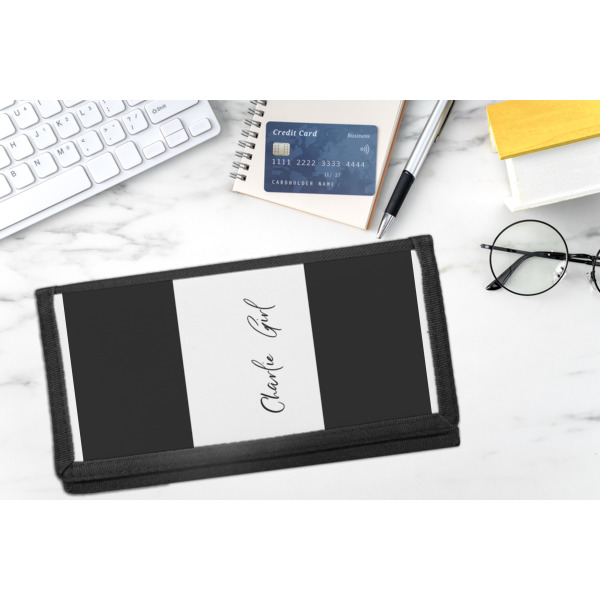 Custom Design - DyeTrans Checkbook Cover - LIFESTYLE