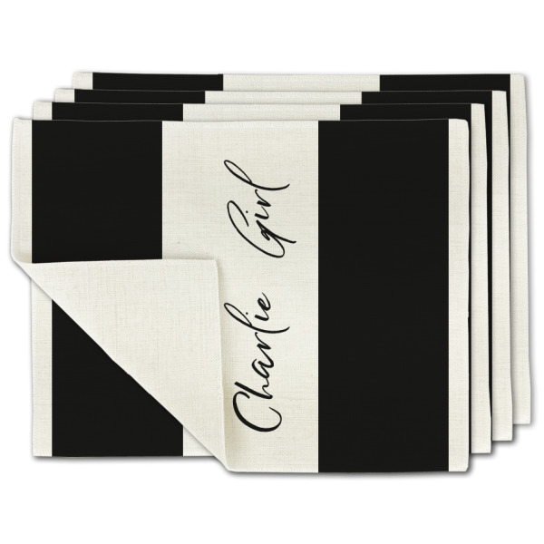 Custom Design Your Own Single-Sided Linen Placemat - Set of 4
