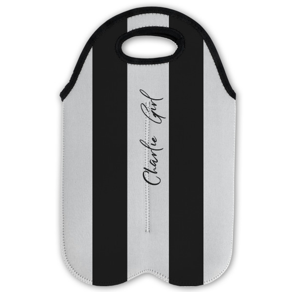 Custom Design - Double Wine Tote - Flat