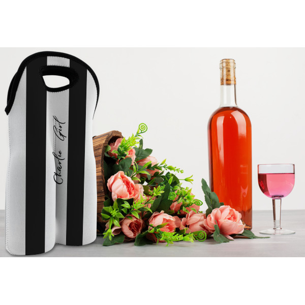 Custom Design - Double Wine Tote - In Context