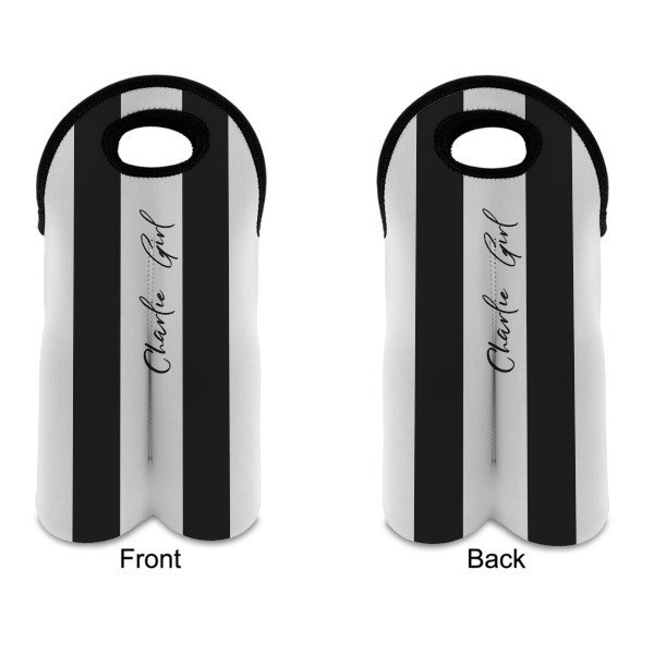 Custom Design - Double Wine Tote - Front & Back