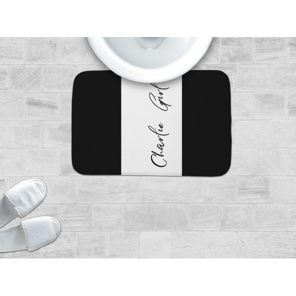 Custom Design - Memory Foam Bath Mat - LIFESTYLE 24x17