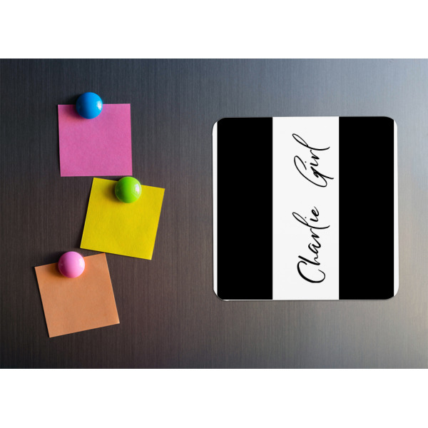 Custom Design - Square Fridge Magnet - LIFESTYLE