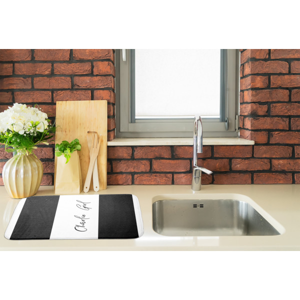 Custom Design - Dish Drying Mat - LIFESTYLE 2