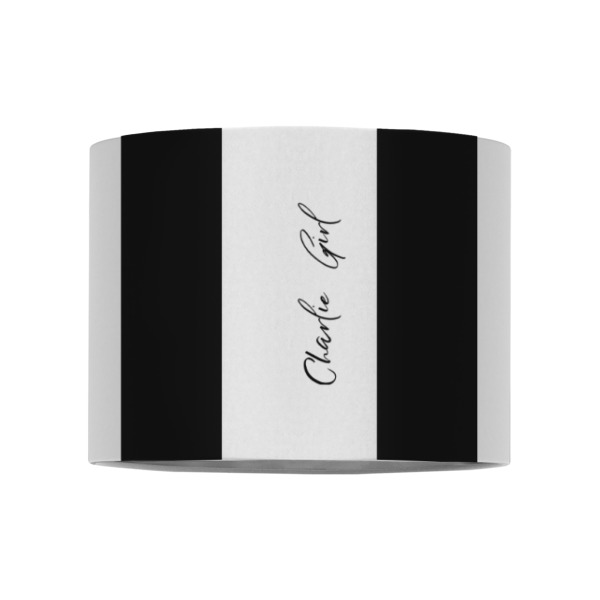 Custom Design - 8" Drum Lampshade - Front (Fabric)