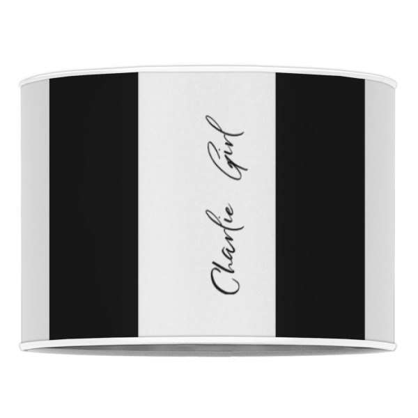 Custom Design - 16" Drum Lampshade - Front (Poly Film)