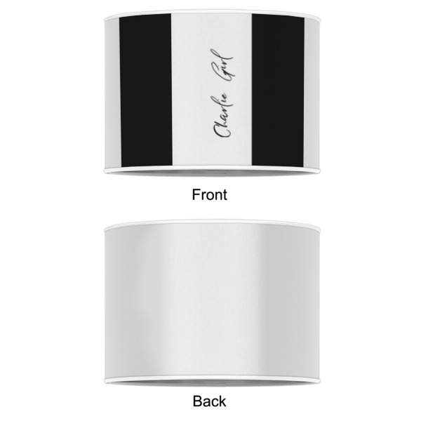 Custom Design - 8" Drum Lampshade - APPROVAL (Poly Film)