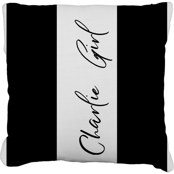 Custom Design Your Own Faux-Linen Throw Pillow 18"