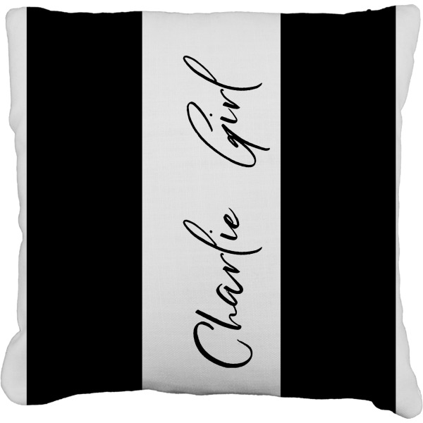 Custom Design Your Own Faux-Linen Throw Pillow 26"