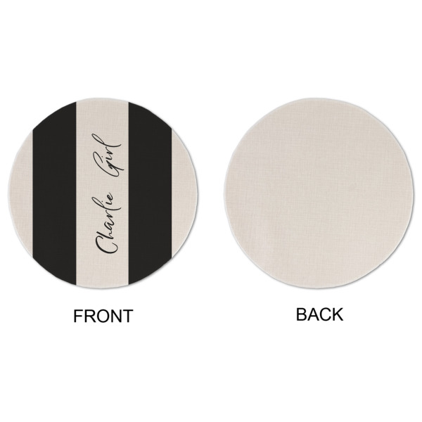 Custom Design - Round Linen Placemats - APPROVAL (single sided)