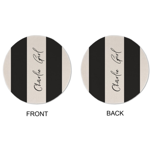 Custom Design - Round Linen Placemats - APPROVAL (double sided)