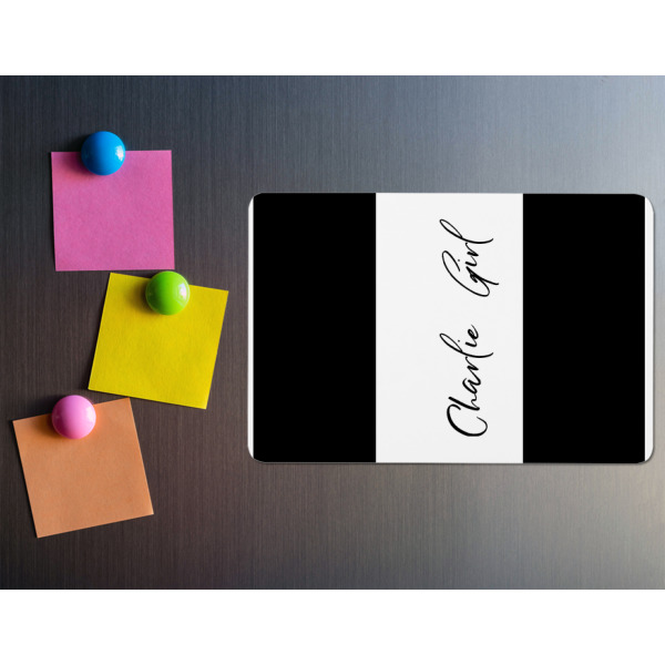 Custom Design - Rectangular Fridge Magnet - LIFESTYLE