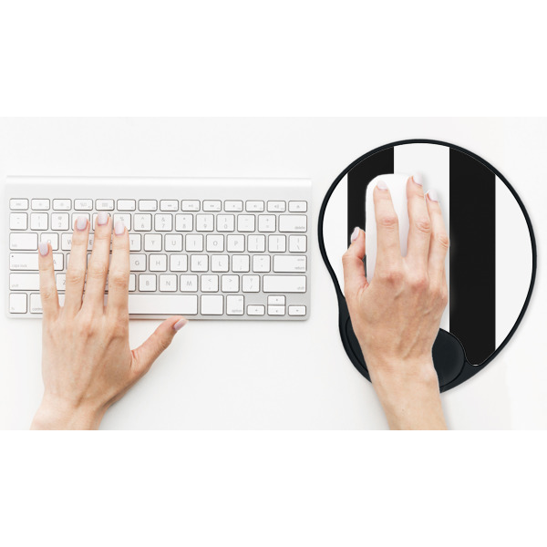 Custom Design - Mouse Pad with Wrist Rest - LIFESYTLE 2 (in use)