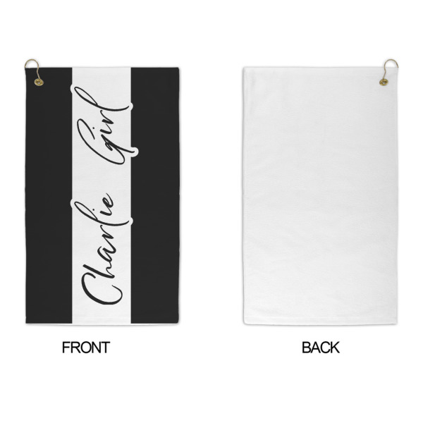 Custom Design - Microfiber Golf Towels - APPROVAL