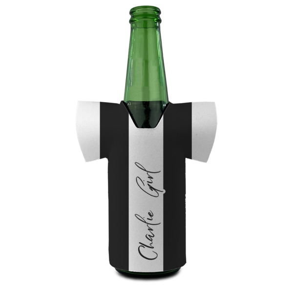 Custom Design - Jersey Bottle Cooler - FRONT (on bottle)