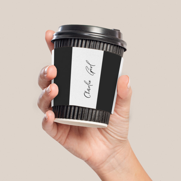 Custom Design - Coffee Cup Sleeve - LIFESTYLE