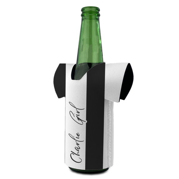 Custom Design - Jersey Bottle Cooler - ANGLE (on bottle)