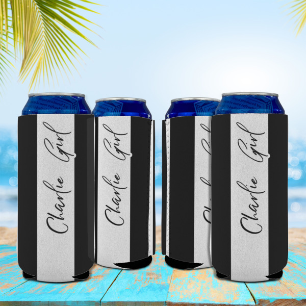 Custom Design - Can Cooler - 16oz - Set of 4 - In Context
