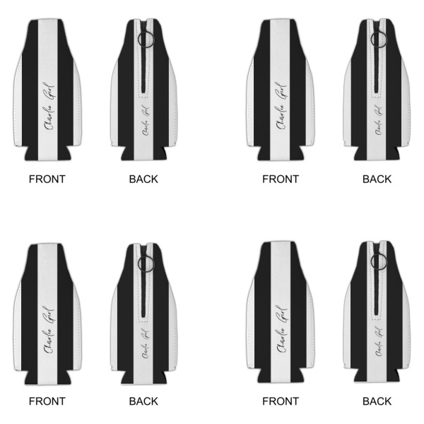 Custom Design - Zipper Bottle Cooler - Set of 4 - Approval