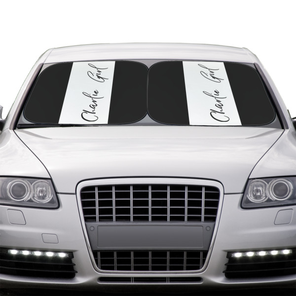 Custom Design - Car Sun Shades - IN CONTEXT