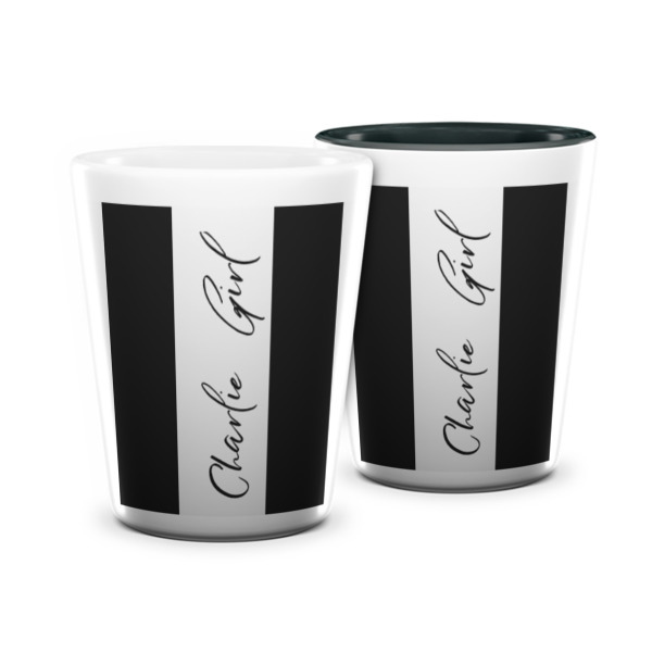 Custom Design Your Own Ceramic Shot Glass - 1.5 oz